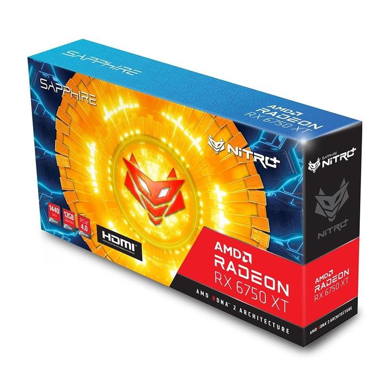 Placa de Vídeo RX 6750 XT Nitro+ Gaming OC Sapphire, ARGB, 12GB